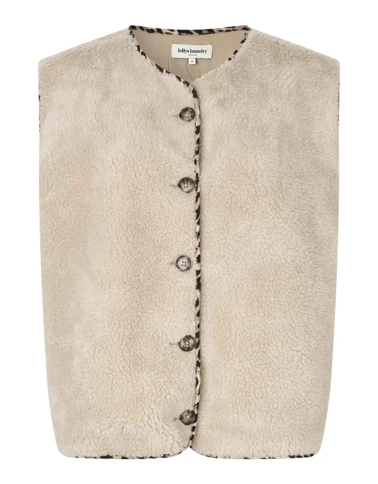 Lollys Laundry Bodywarmer 'Jace' - Beige - Lollys Laundry