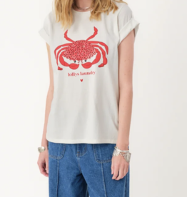 Lollys Laundry T-Shirt Crab 'Roma' - White - Lollys Laundry