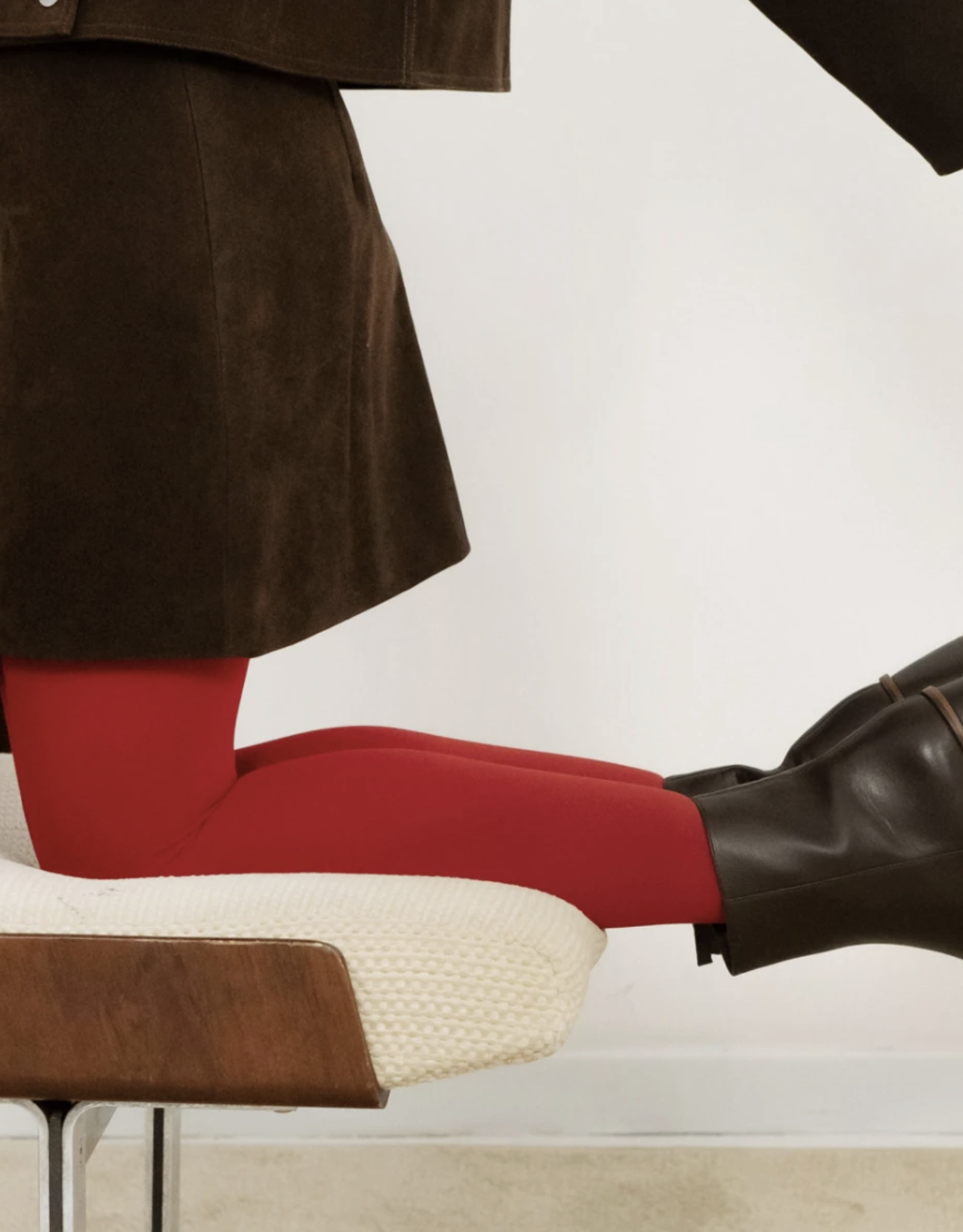 The Tiny Big Sister Rok 'Suede' - Dark Brown  - The Tiny Big Sister