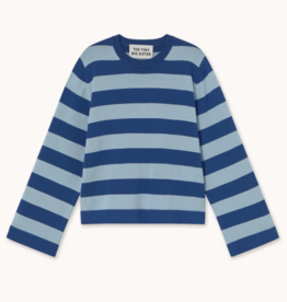 The Tiny Big Sister Pull  Striped 'Chloe' - Blue/Denim Blue  - The Tiny Big Sister
