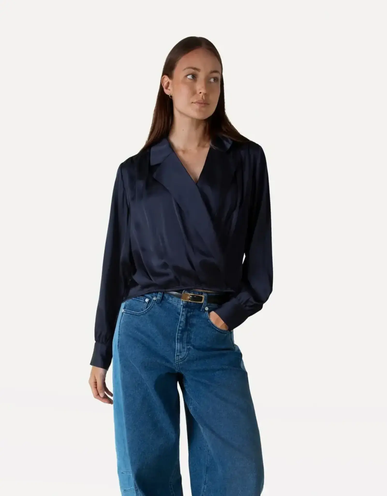 Another Label Blouse 'Danai' - Night Sky - Another-Label