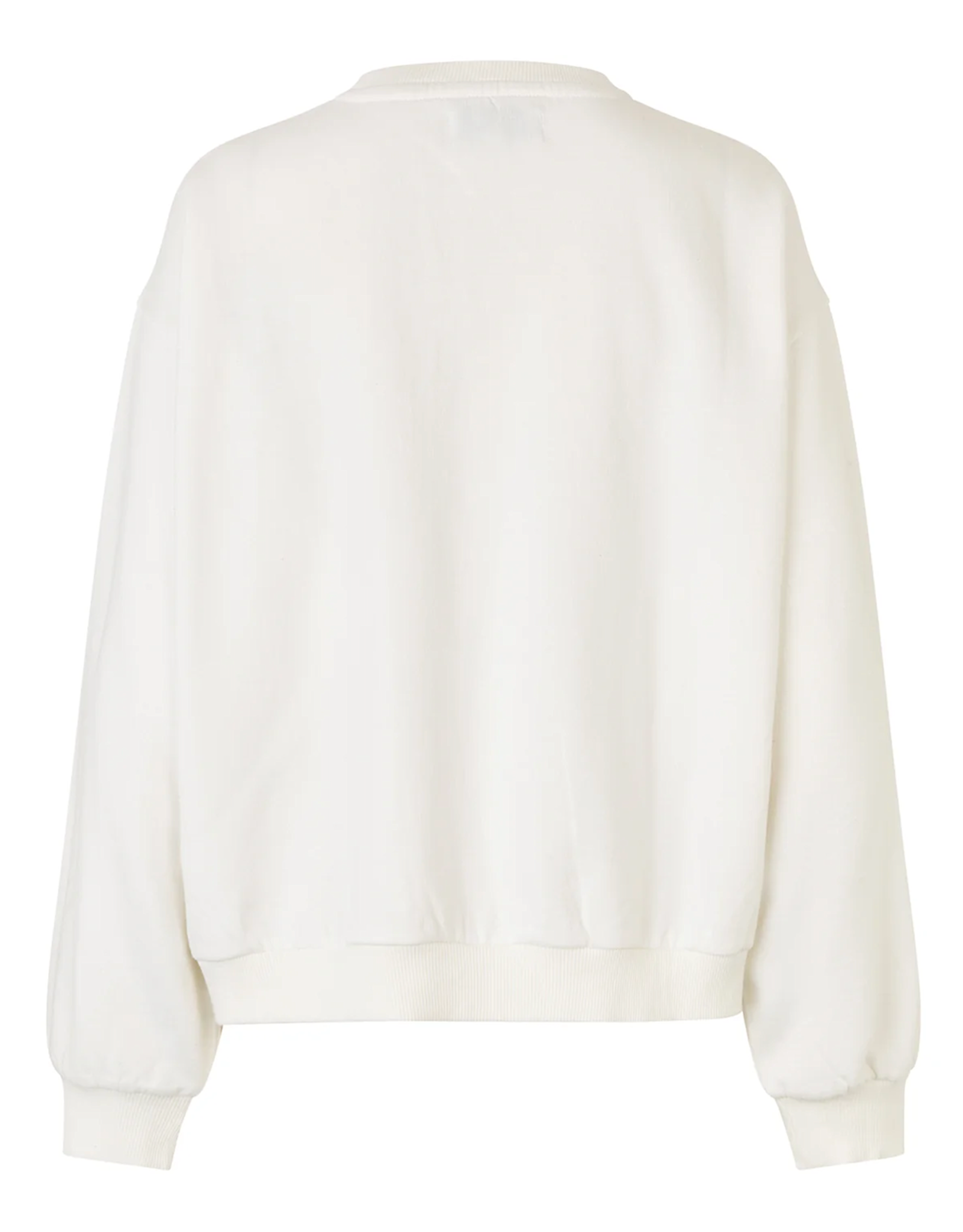 Lollys Laundry Sweater 'Sydney Leopard' - White - Lollys Laundry