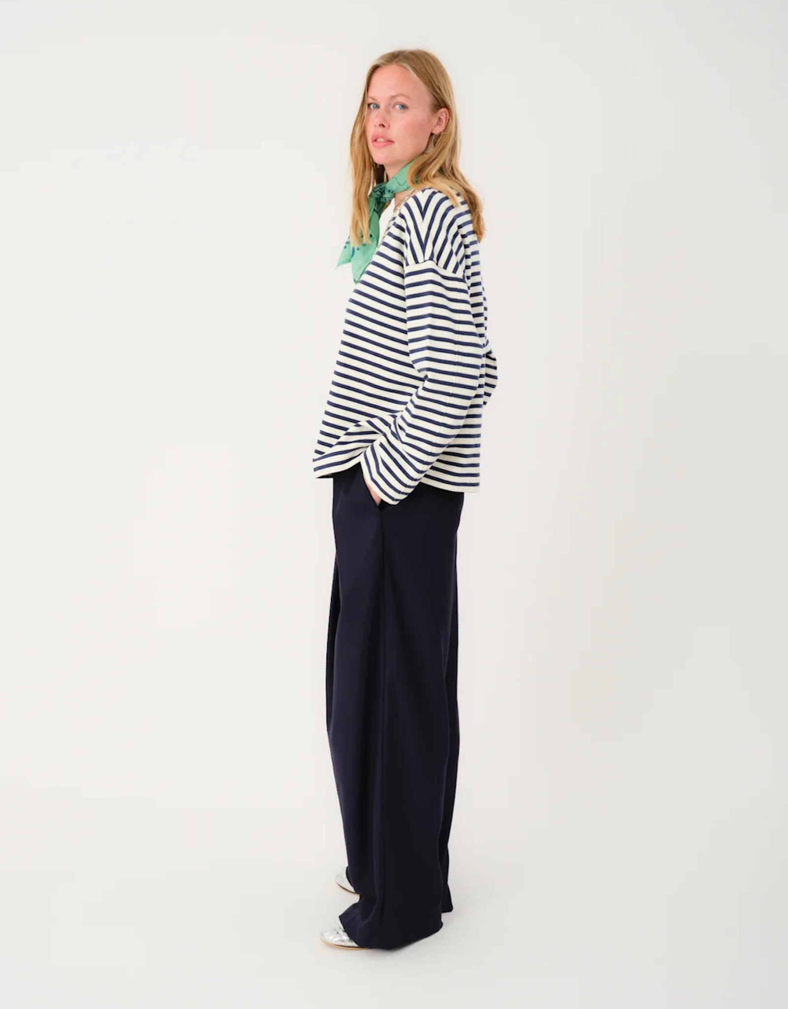 Lollys Laundry Sweater 'Demi' - Dark Blue - Lollys Laundry