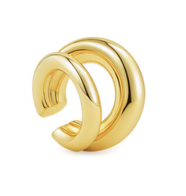 Billion Avenue Double Kos Earcuff - Gold - Billion Avenue