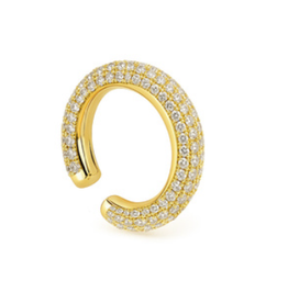 Billion Avenue Kos Diamond Earcuff - Gold - Billion Avenue
