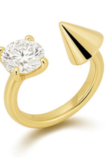 Billion Avenue Spike Diamond Ring - Gold - Billion Avenue