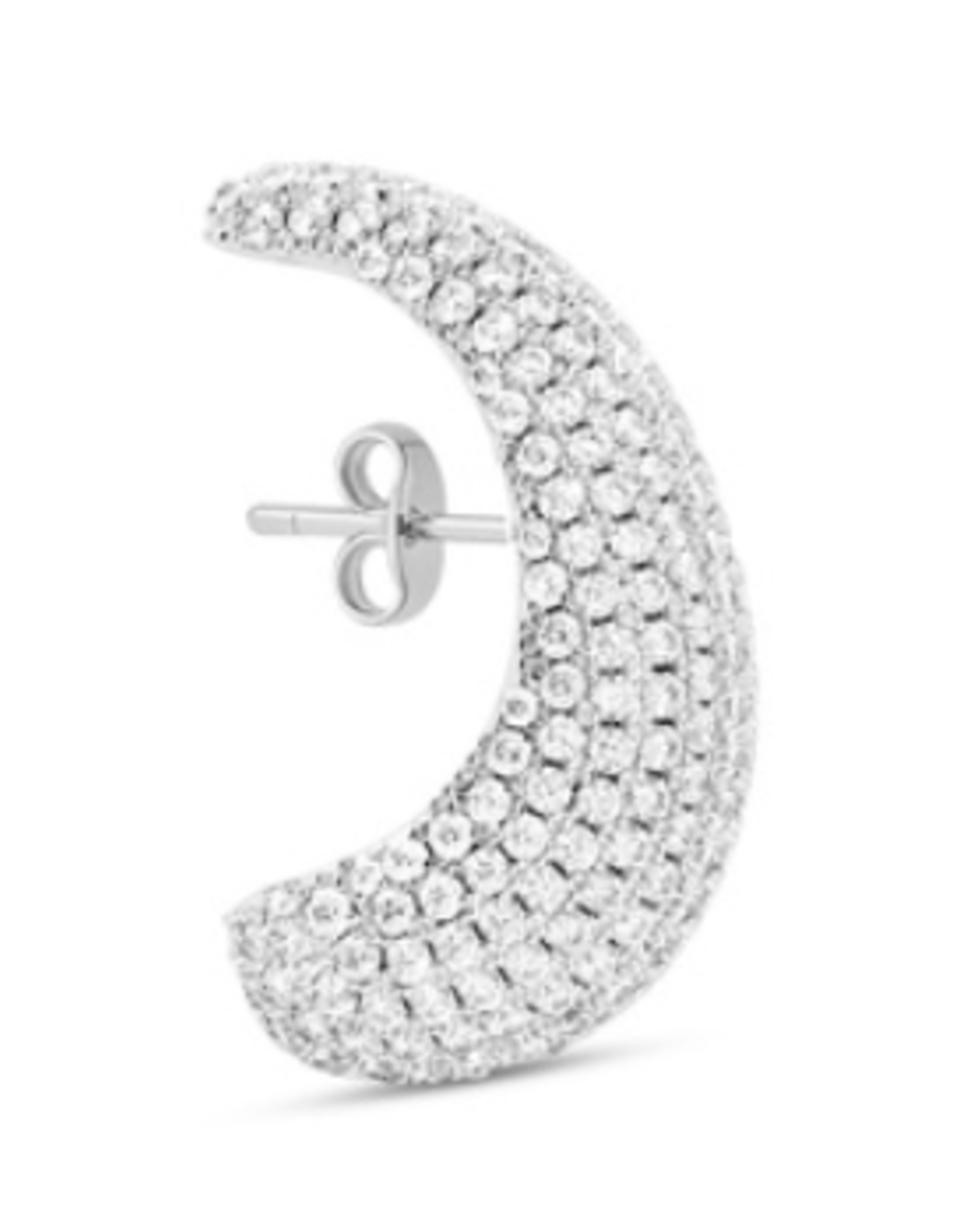 Billion Avenue Bulb Diamond Earstud - Silver - Billion Avenue