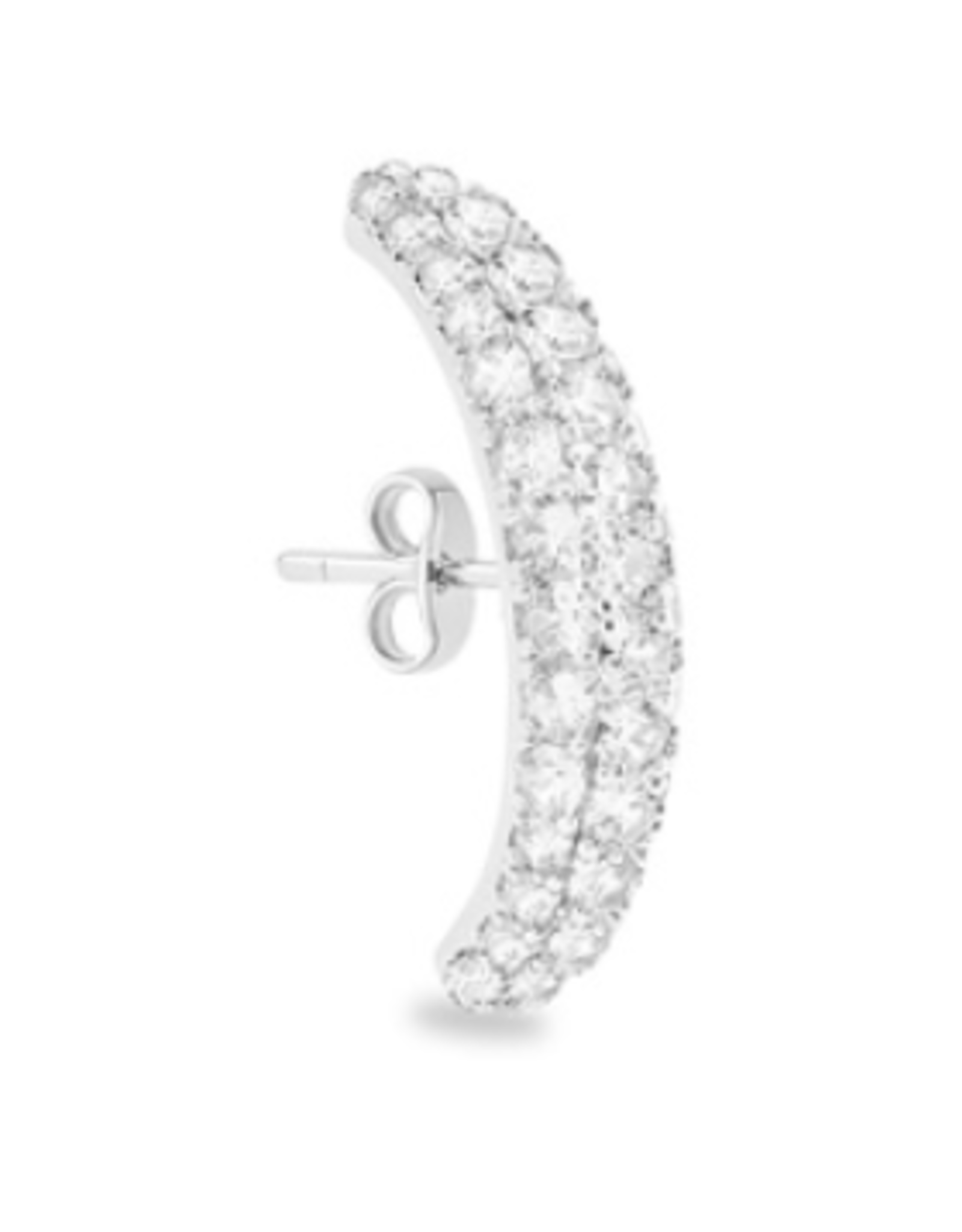Billion Avenue Vif Diamond Earstud - Silver - Billion Avenue