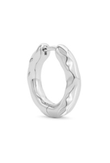 Billion Avenue Molten Kos Earring 20MM - Silver - Billion Avenue