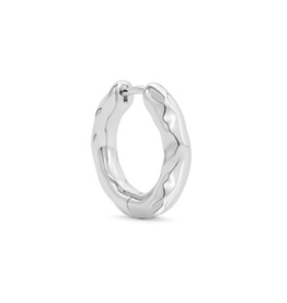 Billion Avenue Molten Kos Earring 20MM - Silver - Billion Avenue