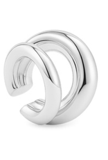 Billion Avenue Double Kos Earcuff - Silver - Billion Avenue