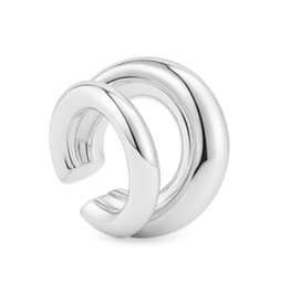 Billion Avenue Double Kos Earcuff - Silver - Billion Avenue