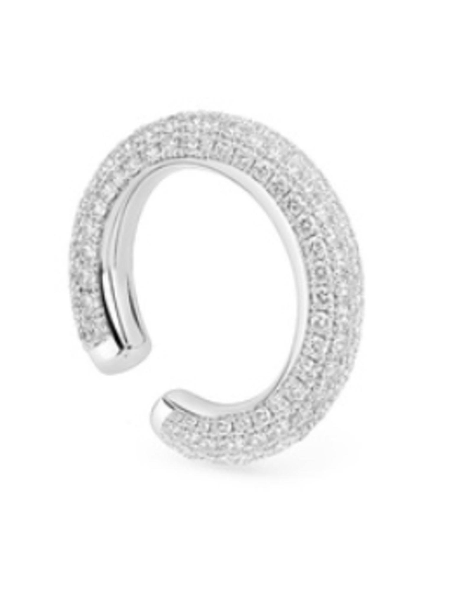 Billion Avenue Kos Diamond Earcuff - Silver - Billion Avenue