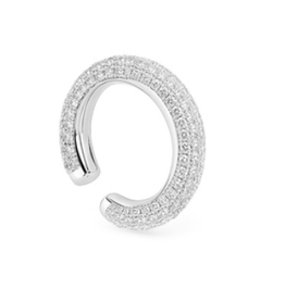 Billion Avenue Kos Diamond Earcuff - Silver - Billion Avenue