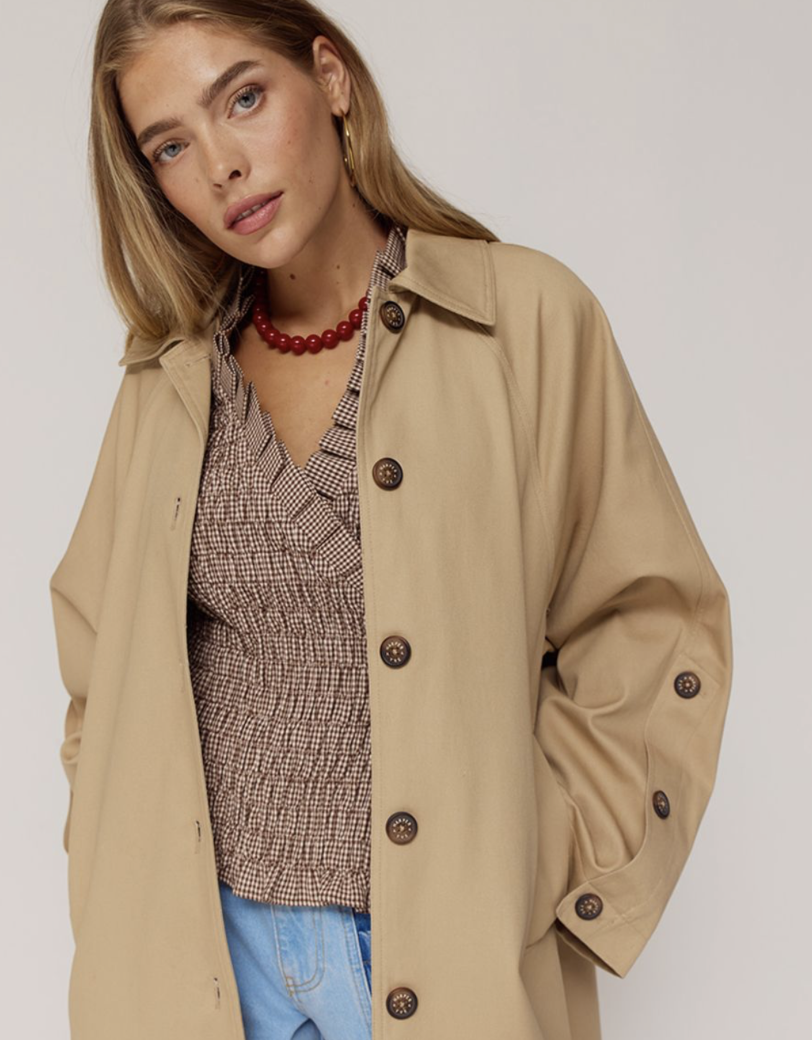 Harper&Yve Trenchcoat 'Tracy' - Beige - Harper&Yve