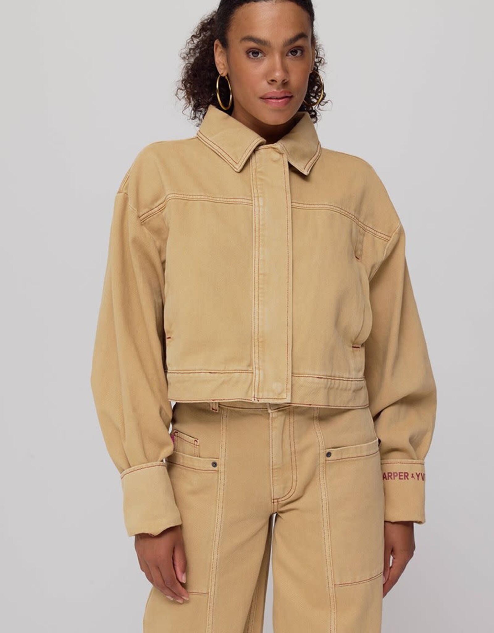 Harper&Yve Jeans 'Madelynn' - Beige - Harper&Yve