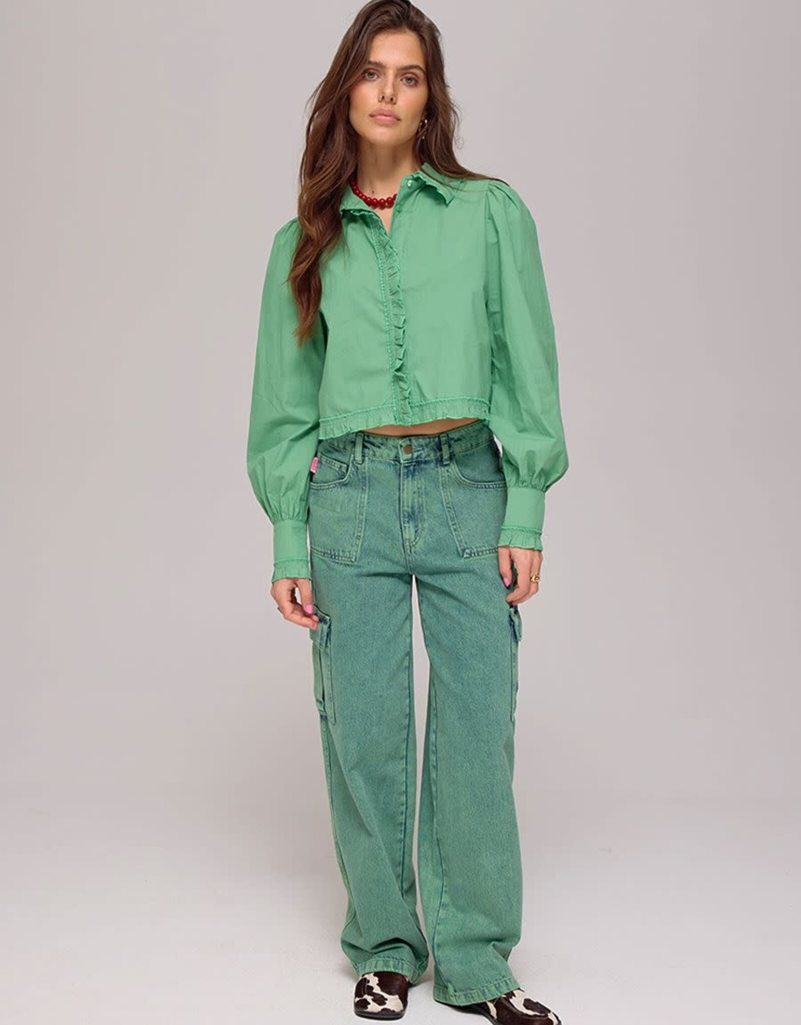 Harper&Yve Blouse 'Ellie' - Peppermint Green - Harper&Yve