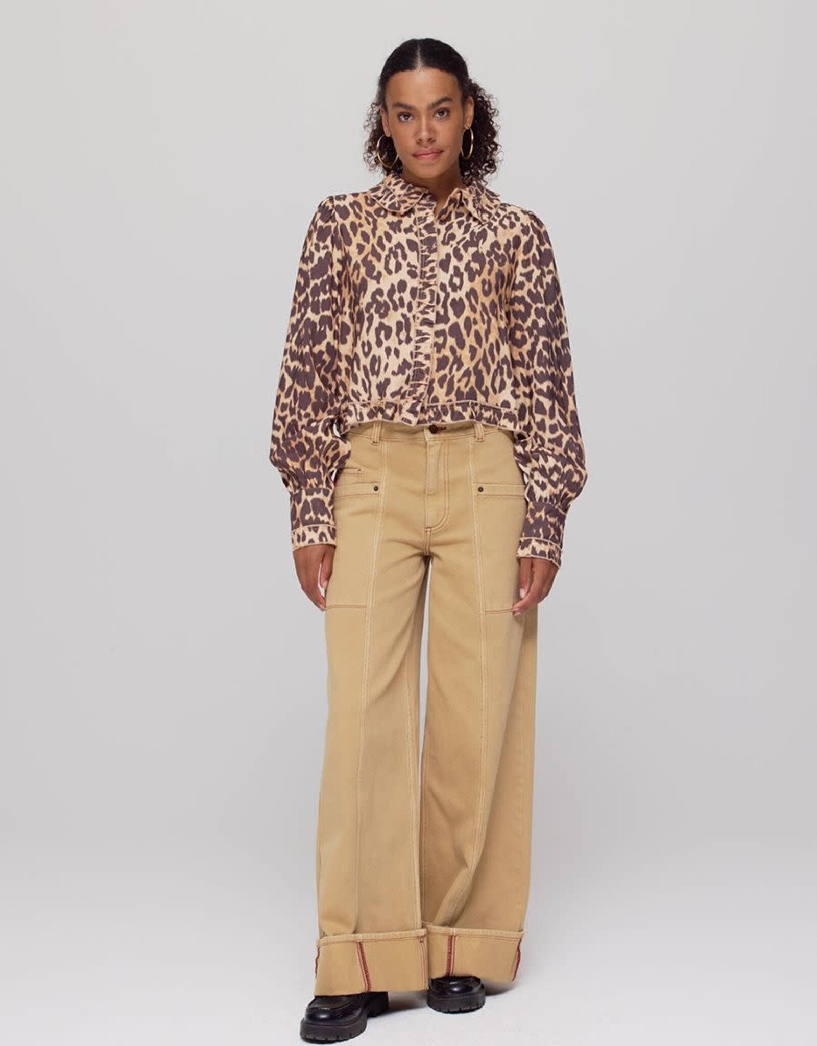 Harper&Yve Blouse 'Ellie' - Lexie Leopard - Harper&Yve