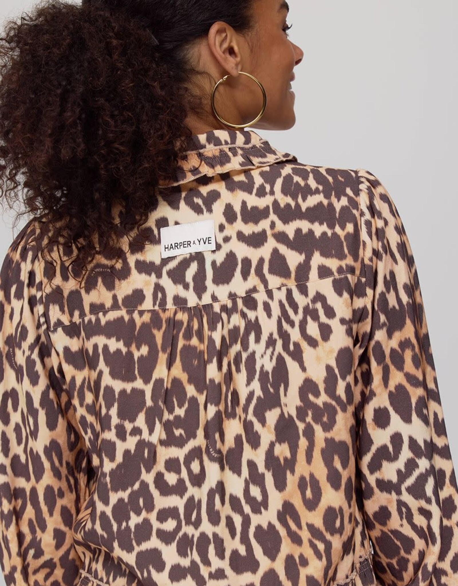 Harper&Yve Blouse 'Ellie' - Lexie Leopard - Harper&Yve