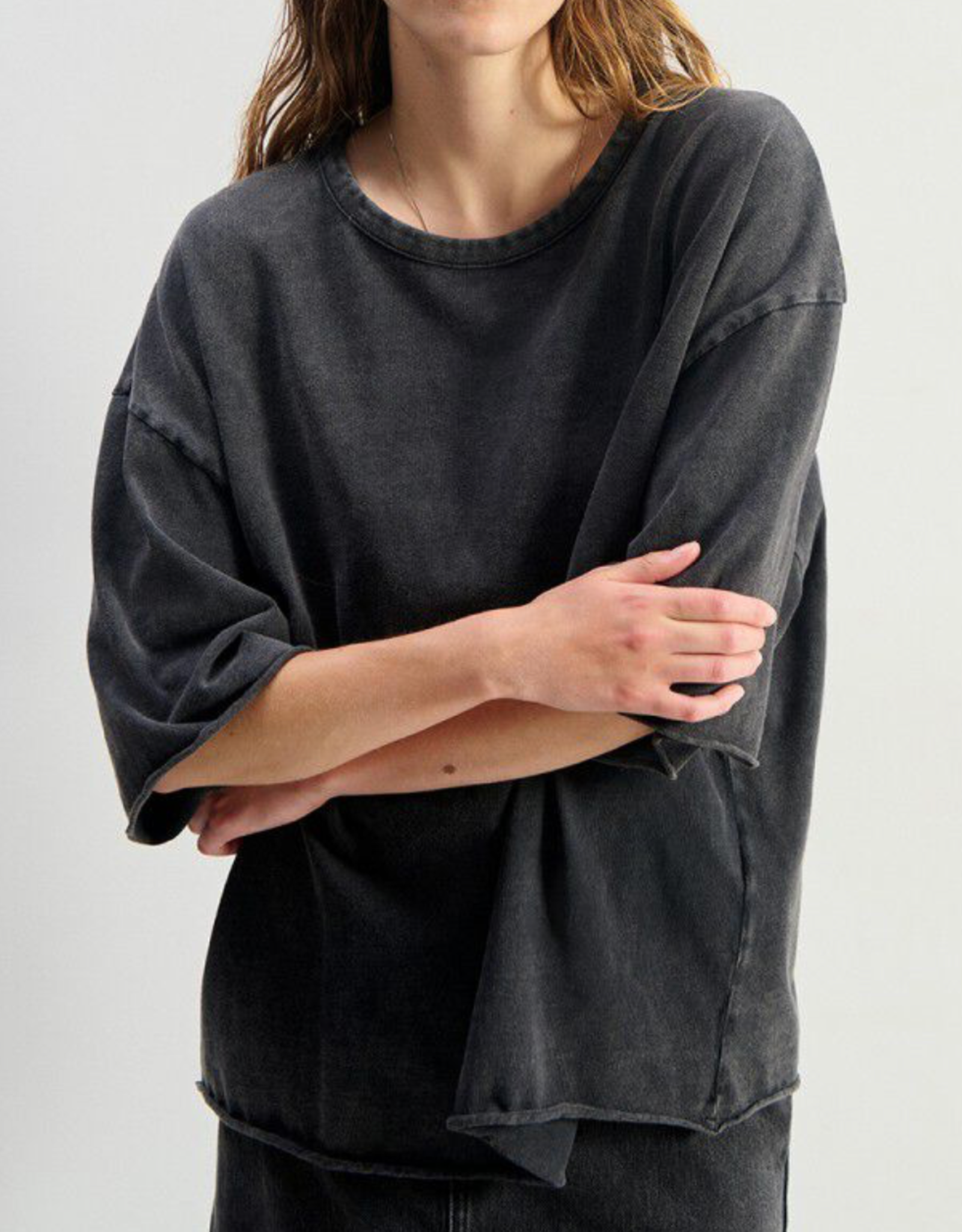 American Vintage T-Shirt 'Afoma' - Tenebre Vintage - AFO02D - American Vintage