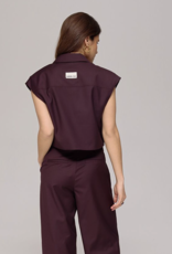 Harper&Yve Blazer Zonder Mouw 'Esmee' - Dark Fudge - Harper&Yve