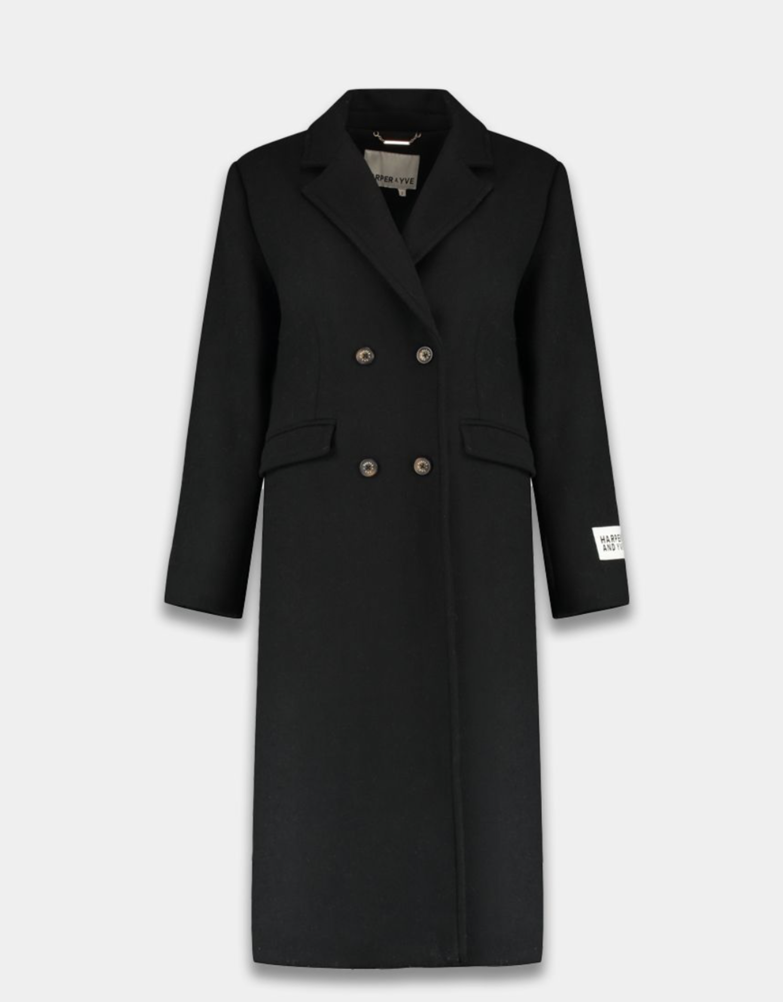 Harper&Yve  Mantel 'Hazel' - Black - Harper&Yve