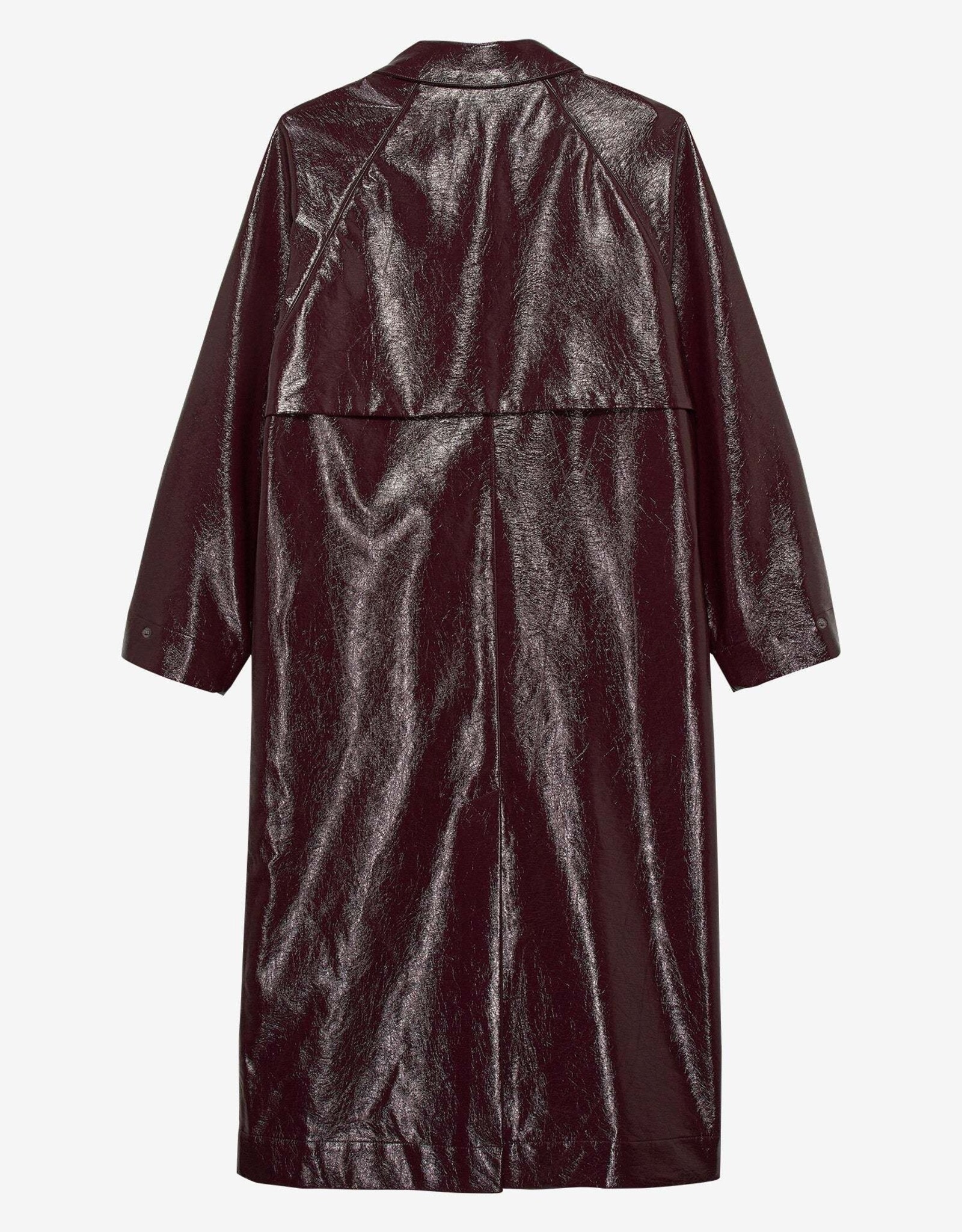 Catwalk Junkie Jacket Long 'Vegan Leather' - Fudge - Catwalk Junkie