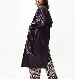 Catwalk Junkie Jacket Long 'Vegan Leather' - Fudge - Catwalk Junkie