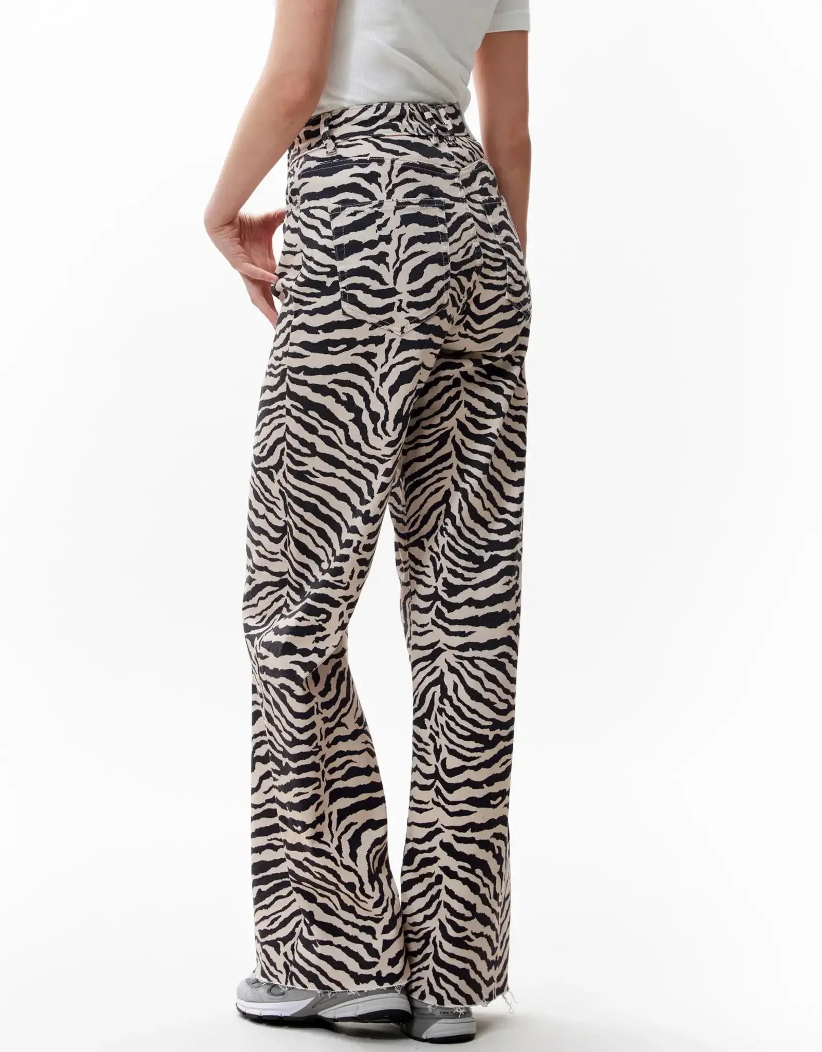 Catwalk Junkie Jeans Zebra 'Loose Fit' - Sand - Catwalk Junkie
