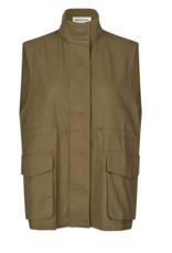 Lollys Laundry Waistcoat 'Ami' - Dusty Green - Lollys Laundry