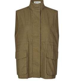 Lollys Laundry Waistcoat 'Ami' - Dusty Green - Lollys Laundry