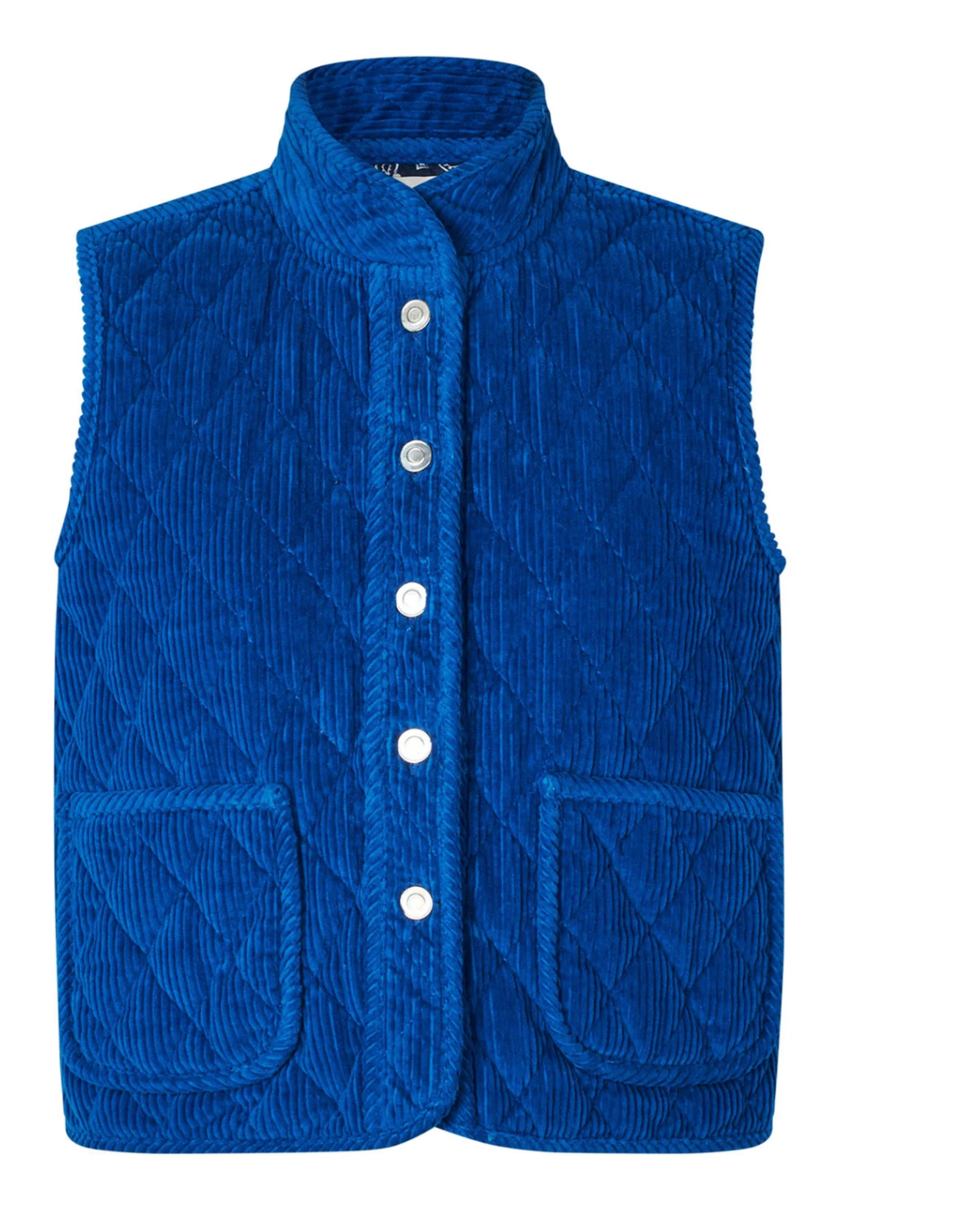 Lollys Laundry Waistcoat 'Cairo' - Neon Blue - Lollys Laundry