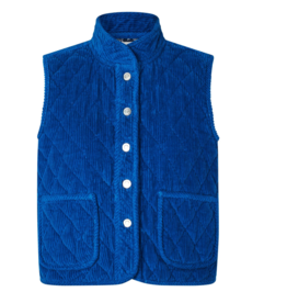Lollys Laundry Waistcoat 'Cairo' - Neon Blue - Lollys Laundry