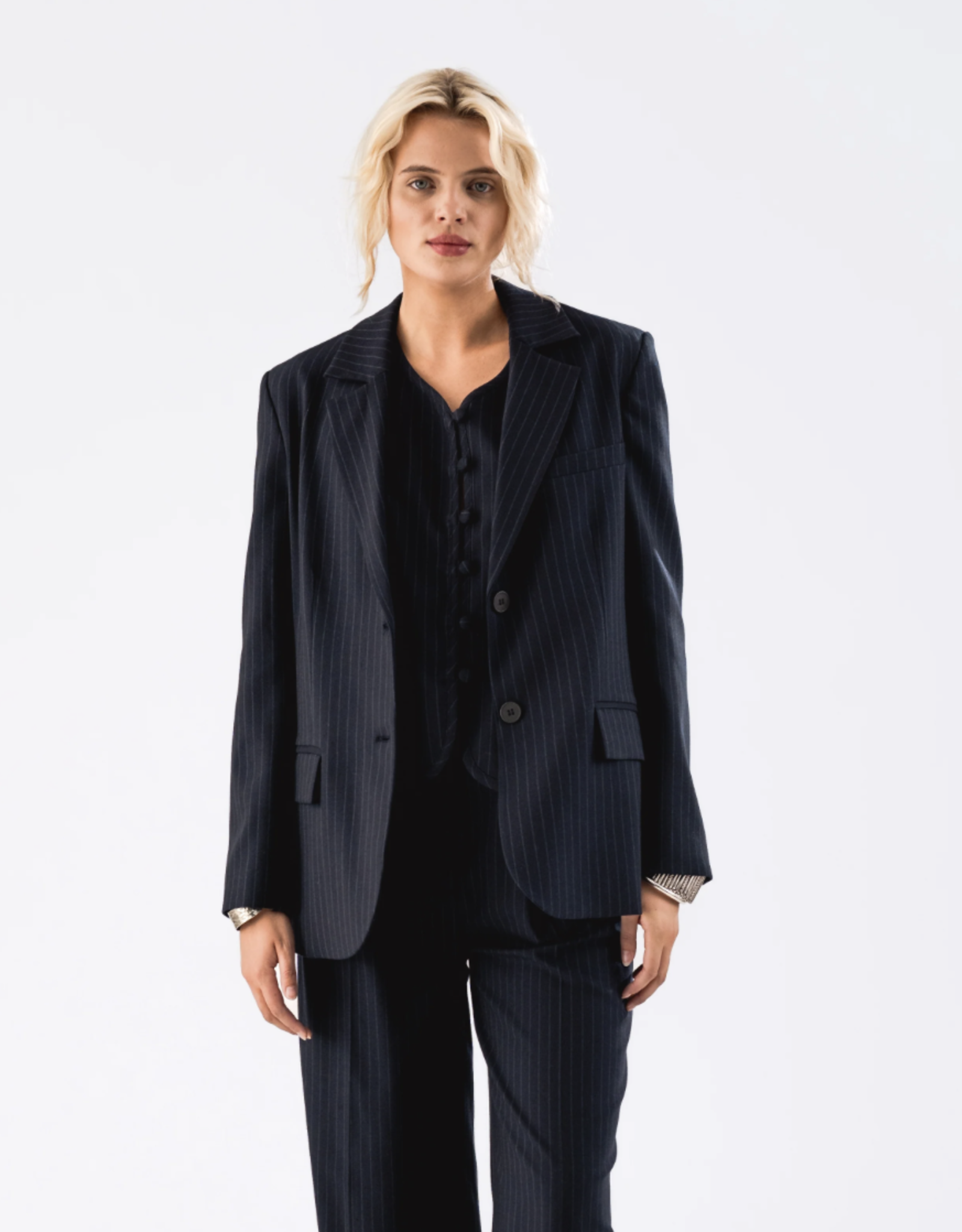 Lollys Laundry Blazer 'Ryan' - Dark Navy - Lollys Laundry