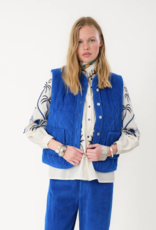 Lollys Laundry Waistcoat 'Cairo' - Neon Blue - Lollys Laundry