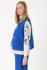 Lollys Laundry Waistcoat 'Cairo' - Neon Blue - Lollys Laundry