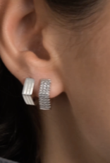 Billion Avenue May Pave Earring - Silver - Billion Avenue