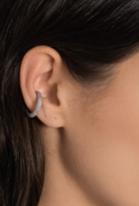 Billion Avenue Kos Diamond Earcuff - Silver - Billion Avenue