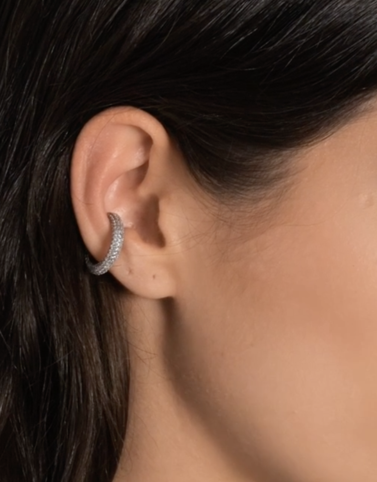 Billion Avenue Kos Diamond Earcuff - Silver - Billion Avenue