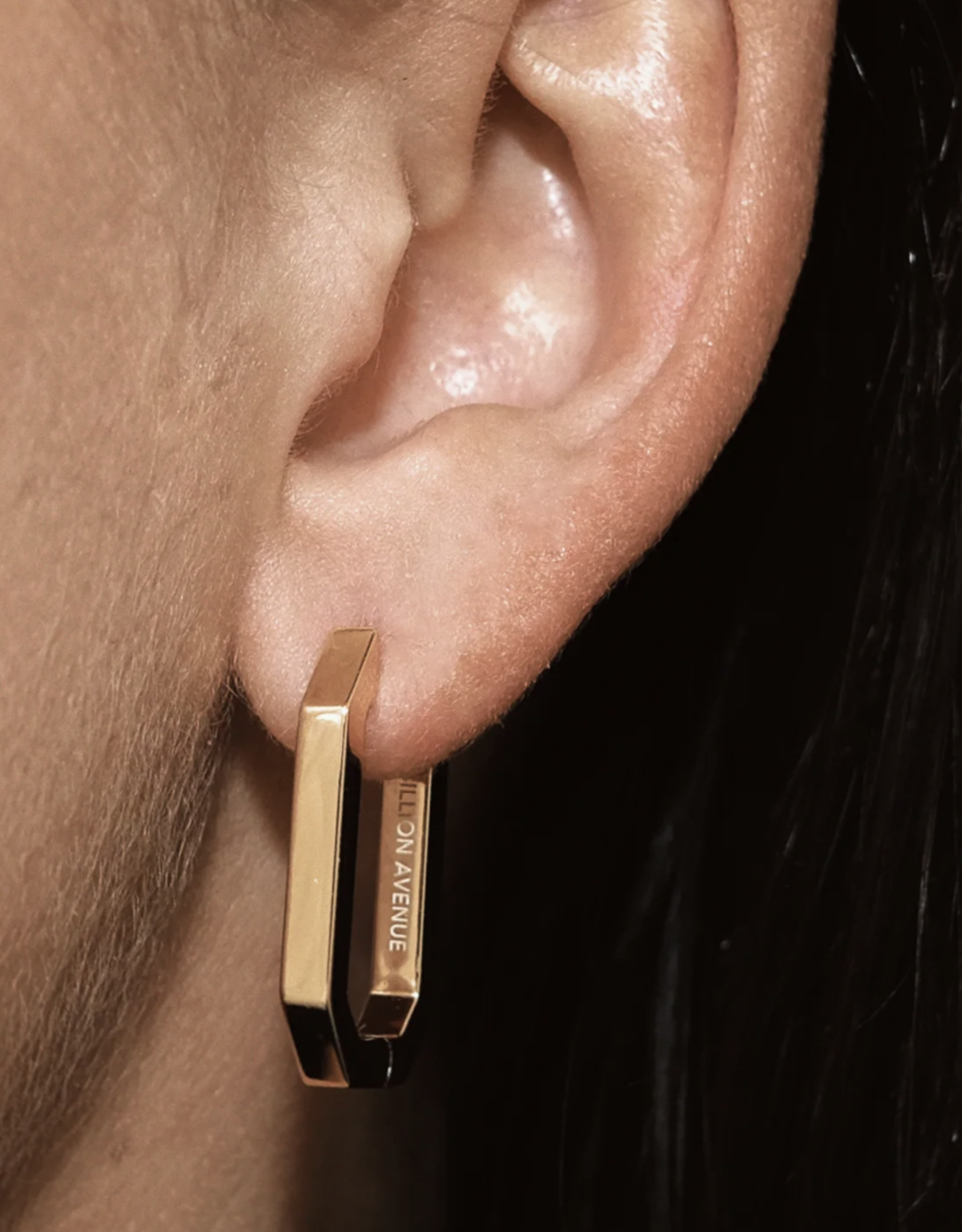 Billion Avenue Octa Short Earring - Gold - Billion Avenue