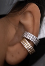 Billion Avenue Flat Diamond Earcuff - Gold - Billion Avenue