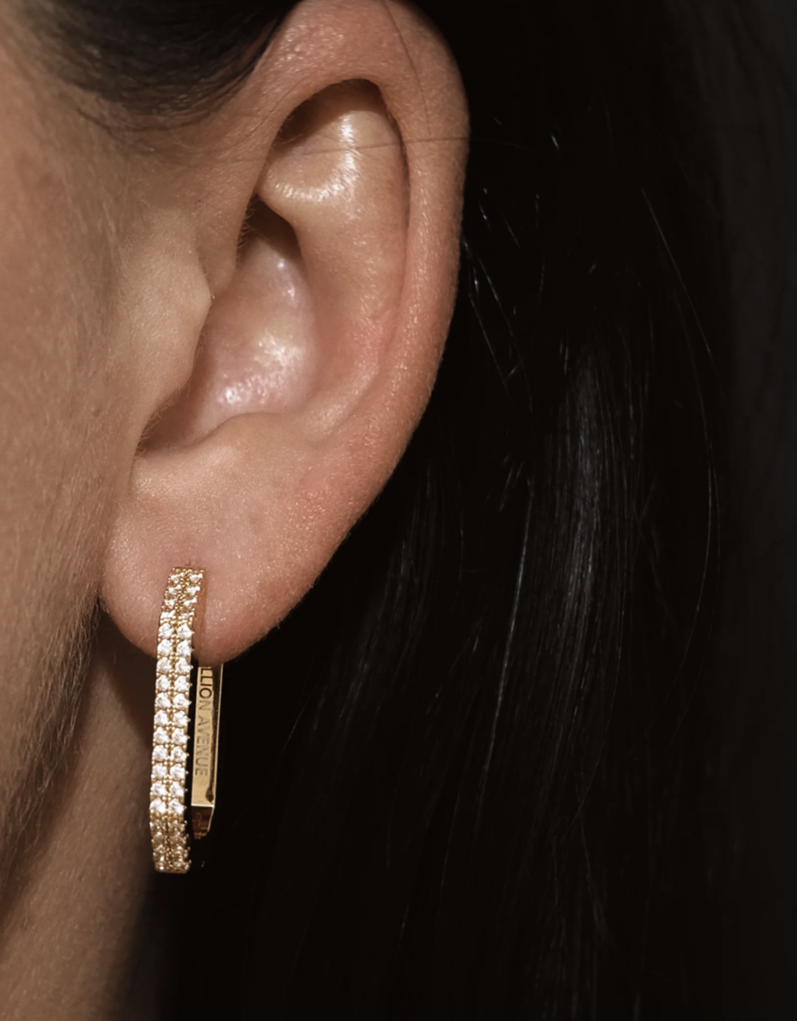 Billion Avenue Octa Short Diamond Earring  - Gold - Billion Avenue
