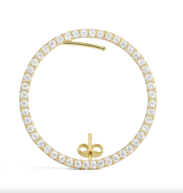 Billion Avenue Kay Diamond Earstud Right - Gold - Billion Avenue