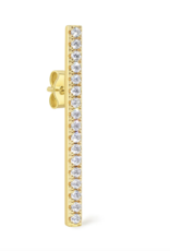 Billion Avenue Bari Diamond Earstud - Gold - Billion Avenue