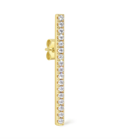 Billion Avenue Bari Diamond Earstud - Gold - Billion Avenue