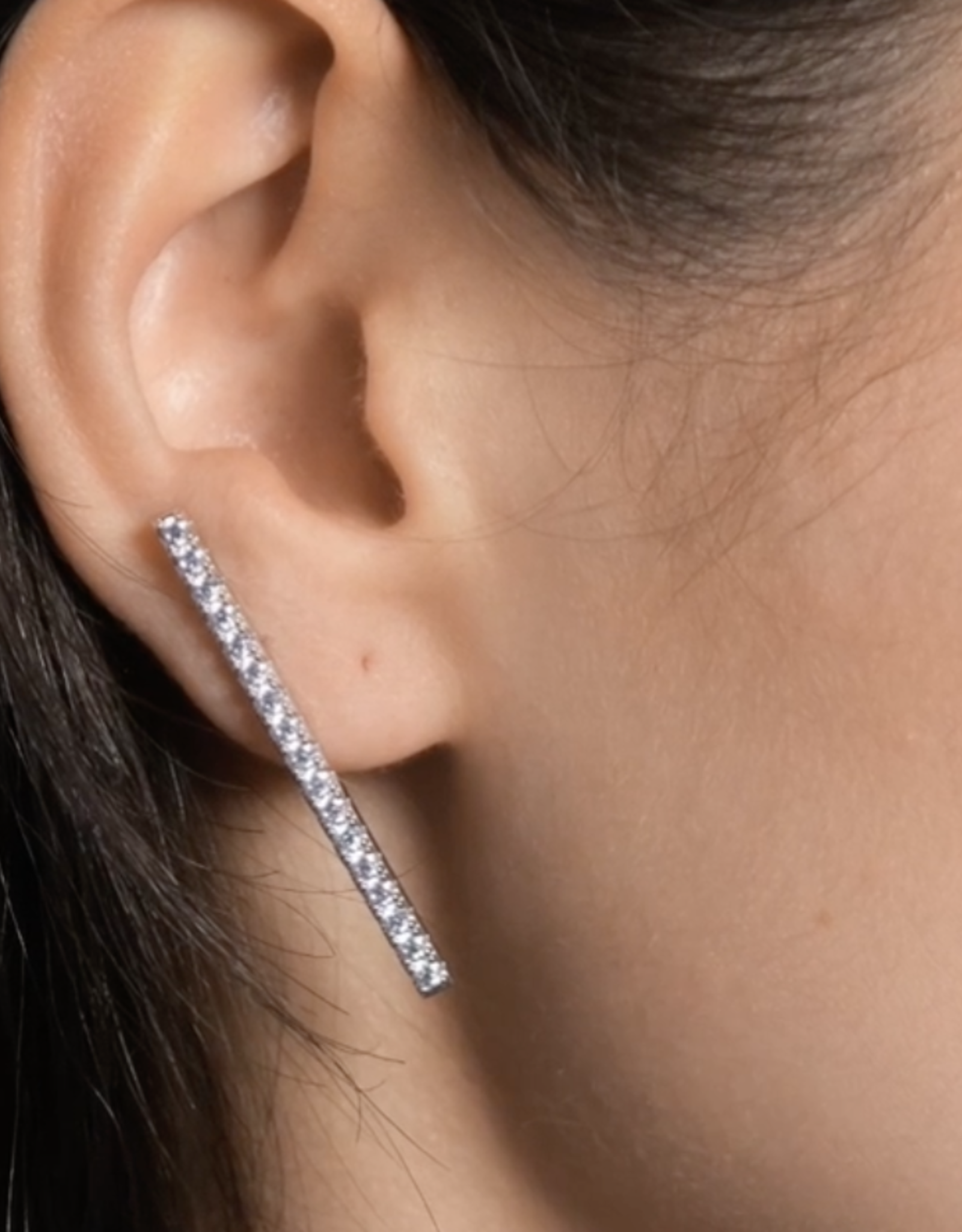 Billion Avenue Bari Diamond Earstud - Gold - Billion Avenue