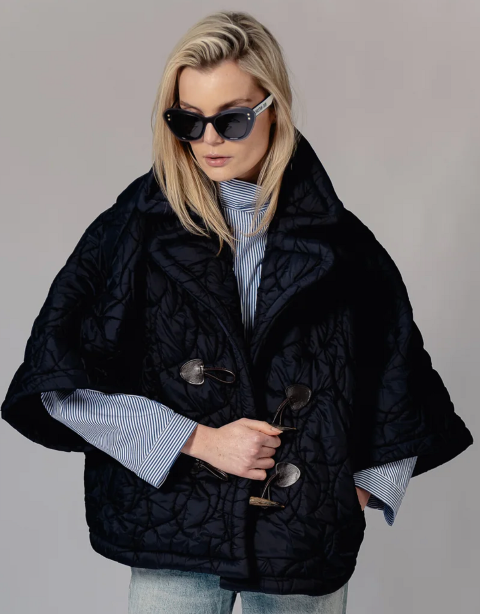 Bô-Dôme Jacket 'Monroe' - Navy - Bô-Dôme -
