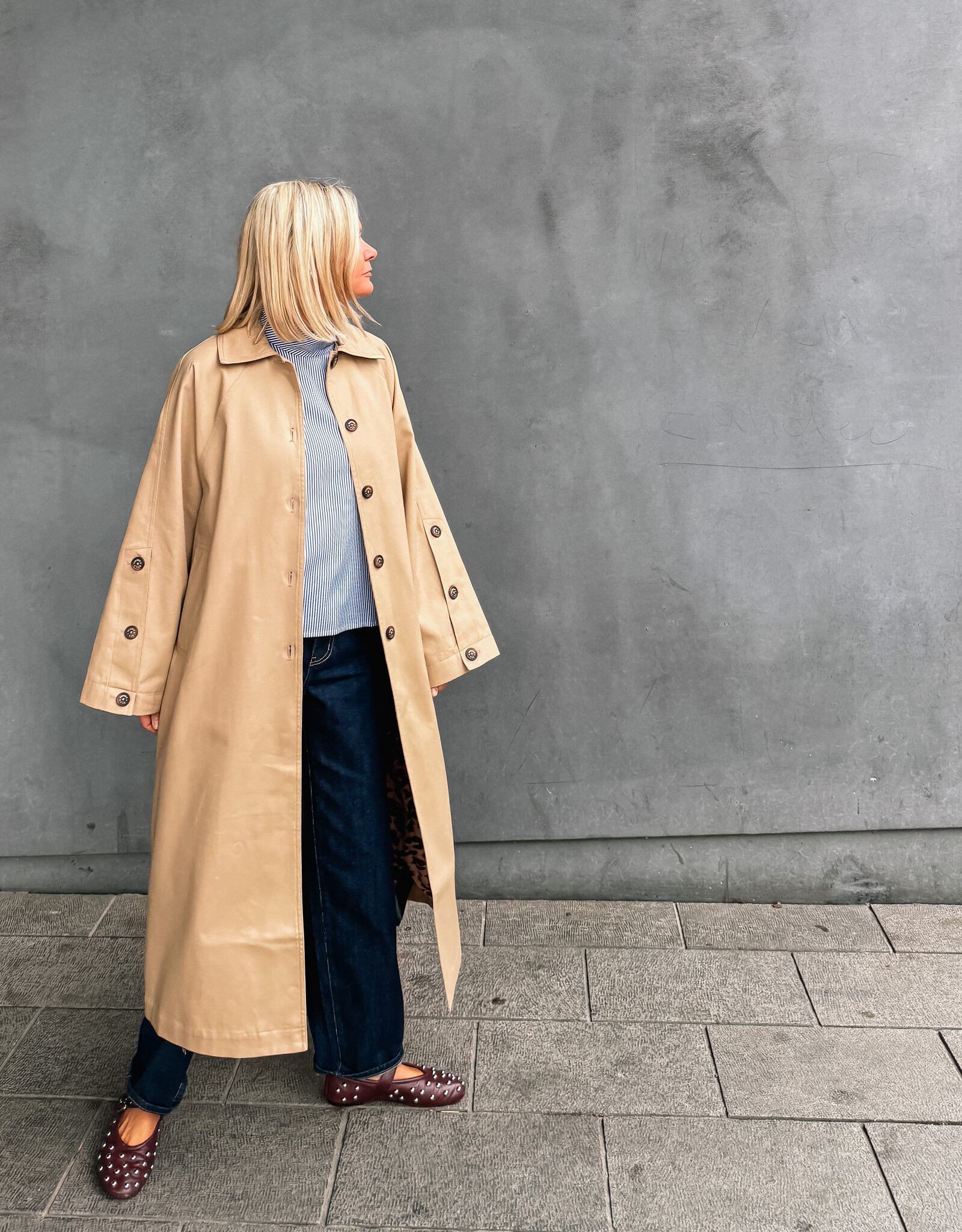 Harper&Yve Trenchcoat 'Tracy' - Beige - Harper&Yve