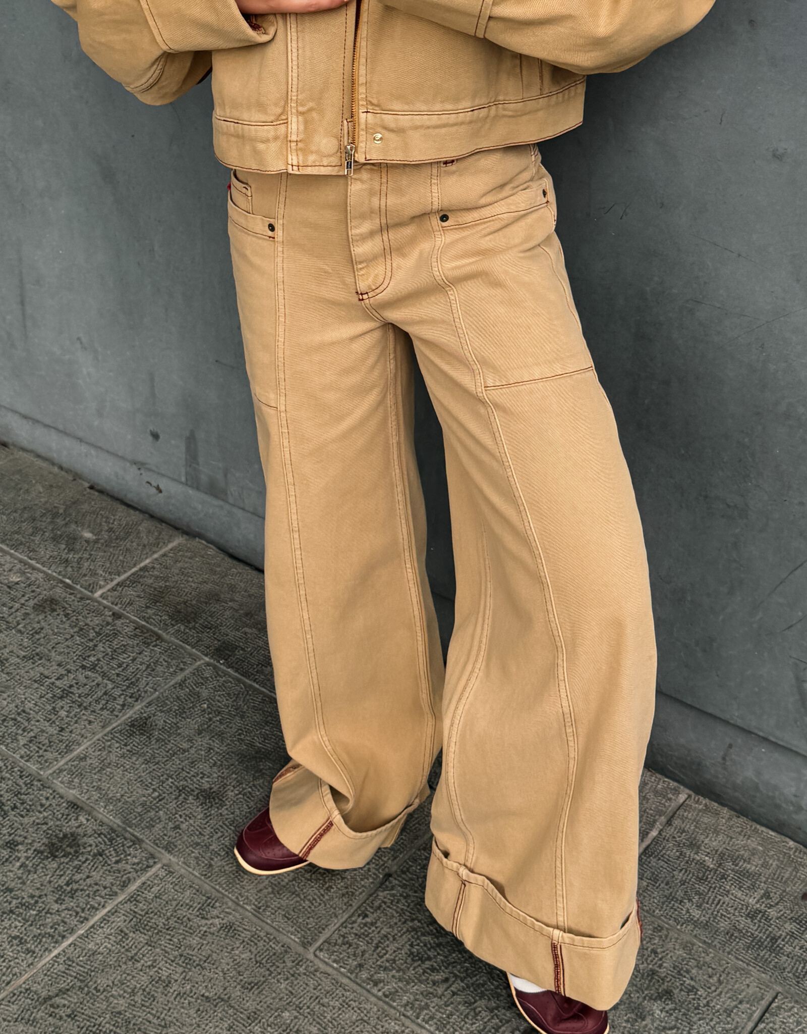Harper&Yve Jeans 'Madelynn' - Beige - Harper&Yve
