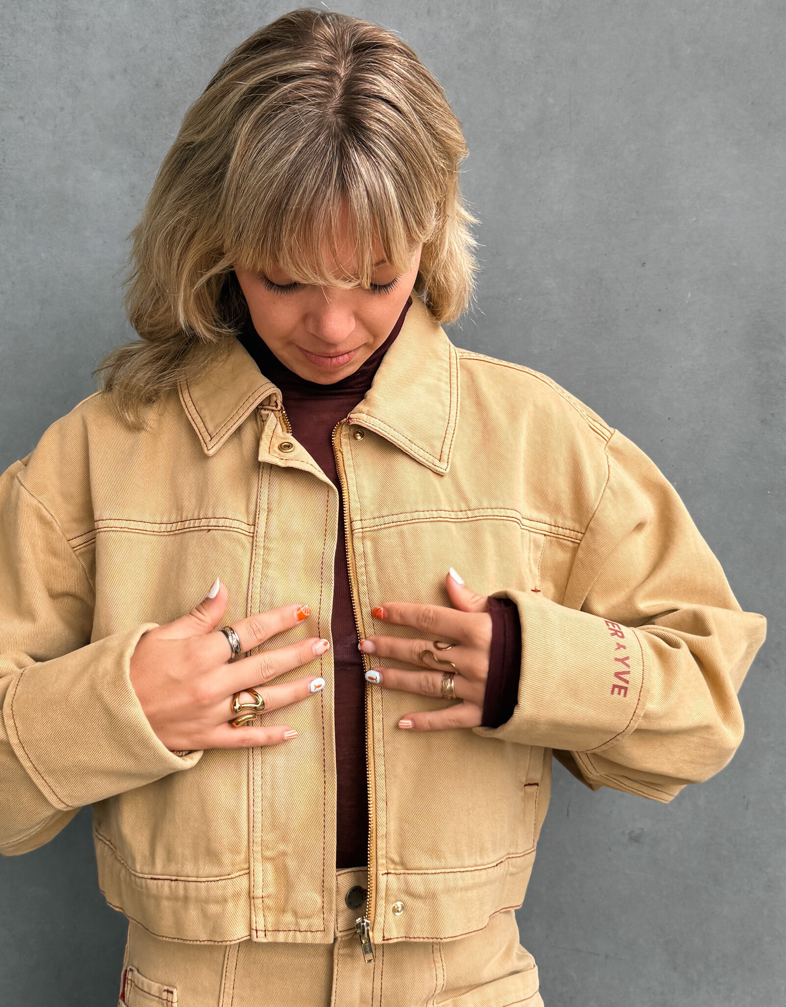 Harper&Yve Jacket 'Fiona' - Beige - Harper&Yve